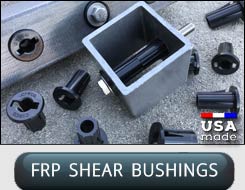 FRP Fiberglass Tube Shear Bushings for Maximizing Strength in Composite Structures